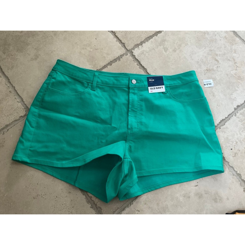 NEW Old Navy Green Shorts, denim, size‎ 22, 3 inch inseam